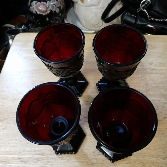 🏫 4 AVON 1876 CAPE COD GLASS🍹🏤 - Picture 5 of 11